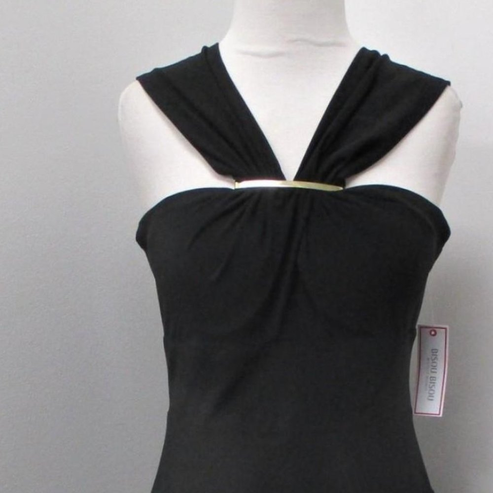 NWT Biscou Biscou Black Cocktail Dress size 8